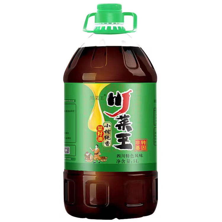 川菜王小榨纯香菜籽油 5L